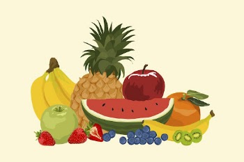 Fresh & healthy fruits, realistic | Free Photo Illustration - rawpixel