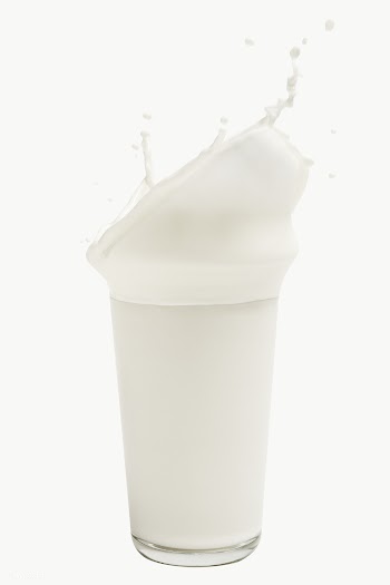 Fresh milk splashing from a glass design element | Free  transparent png - 2353262