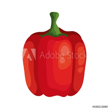 fresh pepper vegetable design