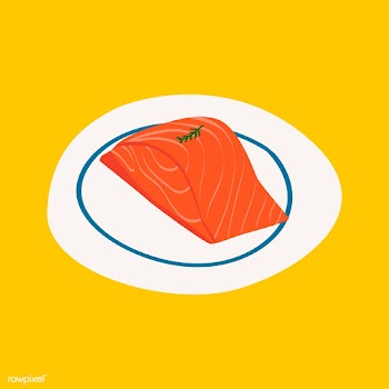 Fresh raw salmon healthy ingredient vector | Free stock vector - 516617