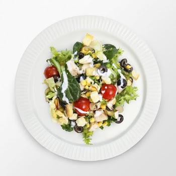 Fresh salad on a plate, | Free Photo - rawpixel