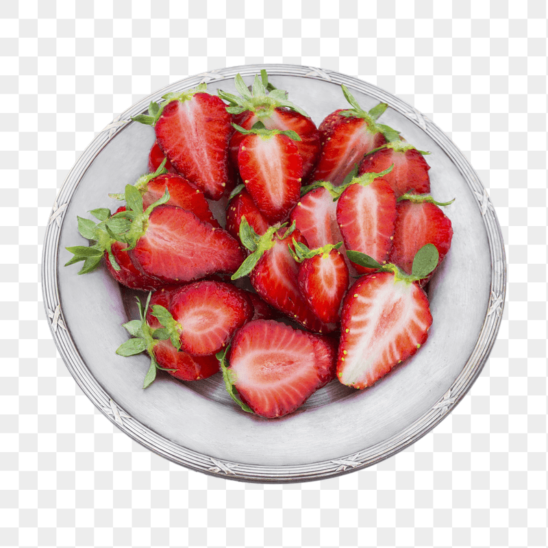 Fresh strawberries png sticker, transparent | Free PNG - rawpixel