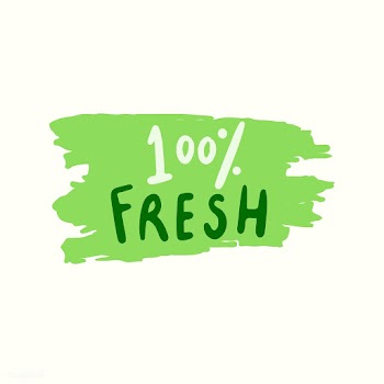 Fresh typography vector in green | Free stock vector - 472445