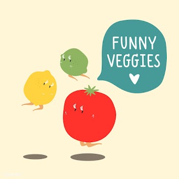 Fresh vegetable cartoon characters set vector | Free stock vector - 538687