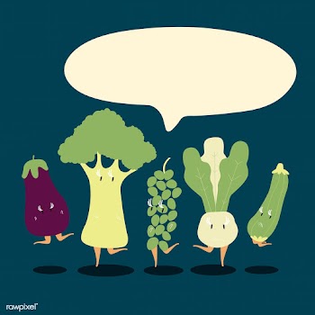 Fresh vegetable cartoon characters set vector | Free stock vector - 538705