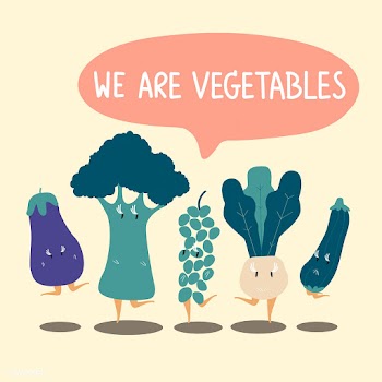 Fresh vegetable cartoon characters set vector | Free stock vector - 538714