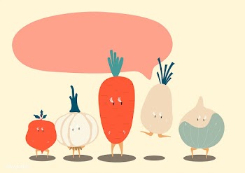 Fresh vegetable cartoon characters set vector | Free stock vector - 538753