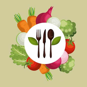 Fresh vegetables healthy food Free Vector