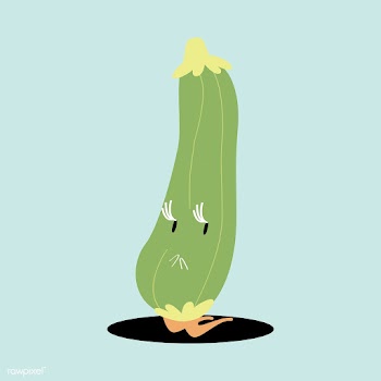 Fresh zucchini cartoon character vector | Free stock vector - 538666