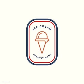 Freshly made ice cream logo vector | Free stock vector - 472192