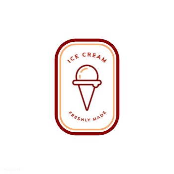 Freshly made ice cream logo vector | Free stock vector - 472206
