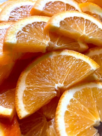 Freshly Sliced Orange Segments