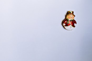 Fridge snowman magnet