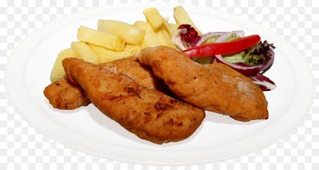 Fried chicken Breaded cutlet Chicken fingers French fries - fried chicken 