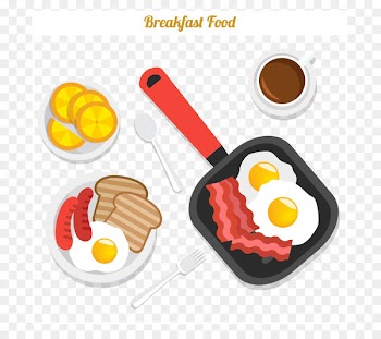 Fried egg Breakfast Food - Food nutritious breakfast egg beef vector 