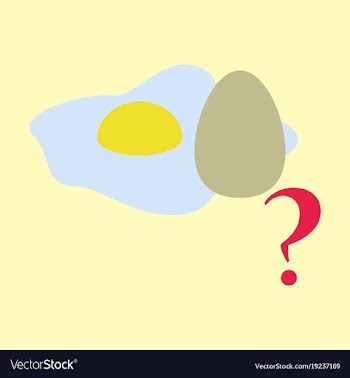 Fried egg isolated on background fried egg flat vector image
