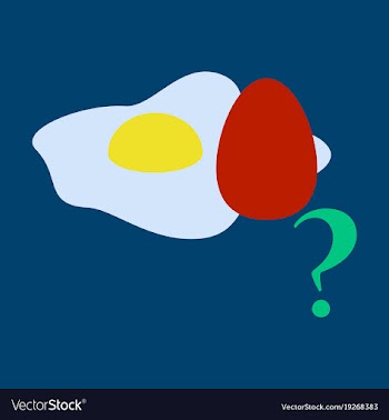 Fried egg isolated on background fried egg flat vector image