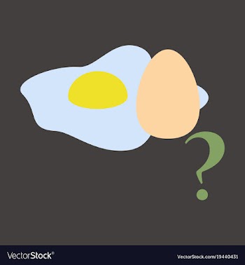 Fried egg isolated on background fried egg flat vector image