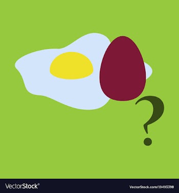 Fried egg isolated on background fried egg flat vector image
