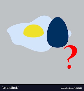 Fried egg isolated on background fried egg flat vector image