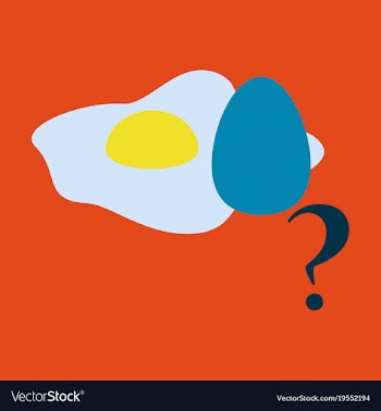 Fried egg isolated on background fried egg flat vector image
