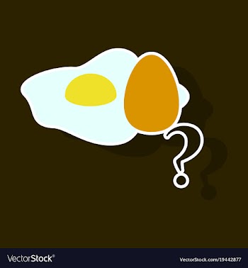 Fried egg isolated on background fried egg vector image