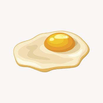 Fried egg sticker, breakfast food | Free Vector - rawpixel