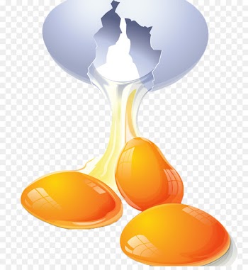 Fried egg Yolk - Breaking eggs 