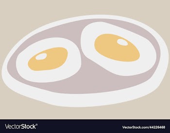 fried eggs on a plate