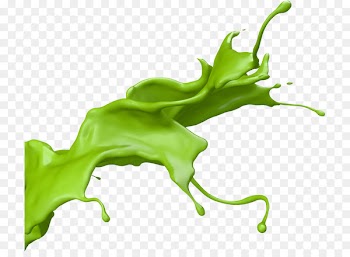 Fried plantain Green Painting Color - color splash 