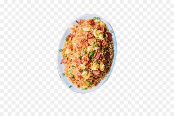 Fried rice Congee Breakfast Ham Nasi goreng - Ham Egg Fried Rice 
