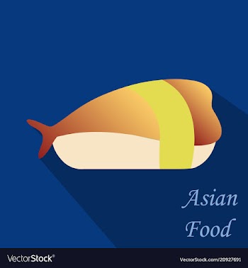Fried shrimp icon cartoon of fried shrimp icon vector image