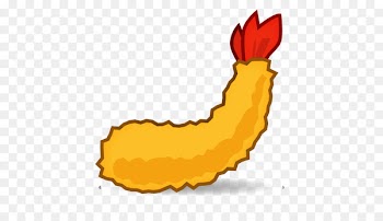 Fried shrimp Tempura Bento Emoji - shrimps 