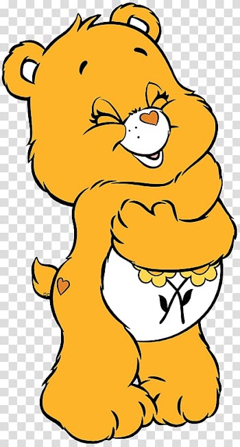 Friend Bear Lotsa Heart Elephant Care Bears , Cheer Bear transparent background PNG clipart