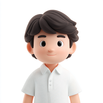 Friendly Cartoon Child Character
