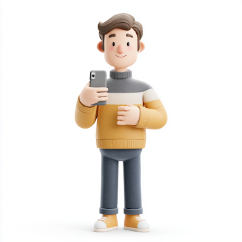 Friendly Product Curator Holding Trending Gadget
