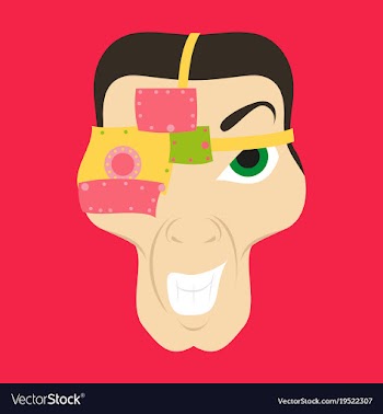 Friendly robot character with flat cartoon vector image