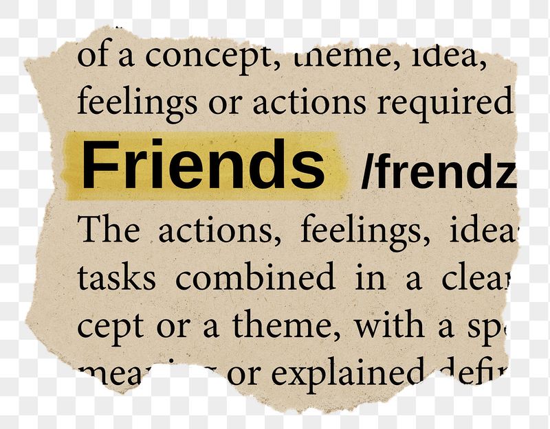Friends png word sticker, torn | Free PNG - rawpixel