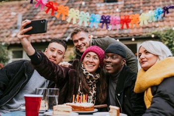 Friends taking a  group | Free Photo - rawpixel