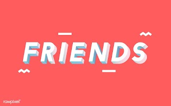 Friends word in 3D font | Free stock vector - 66052