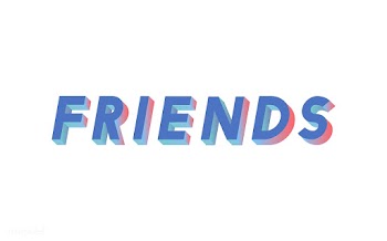 Friends word in 3D font | Free stock vector - 66665