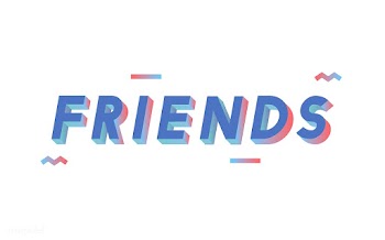 Friends word in 3D font | Free stock vector - 66702