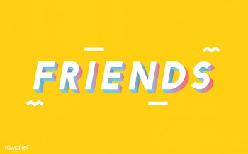Friends word in 3D font | Free stock vector - 66738