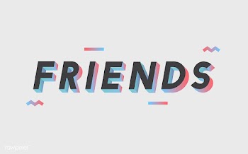 Friends word in 3D font | Free stock vector - 66833