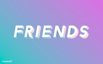 Friends word in 3D font | Free stock vector - 66880