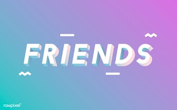 Friends word in 3D font | Free stock vector - 66917
