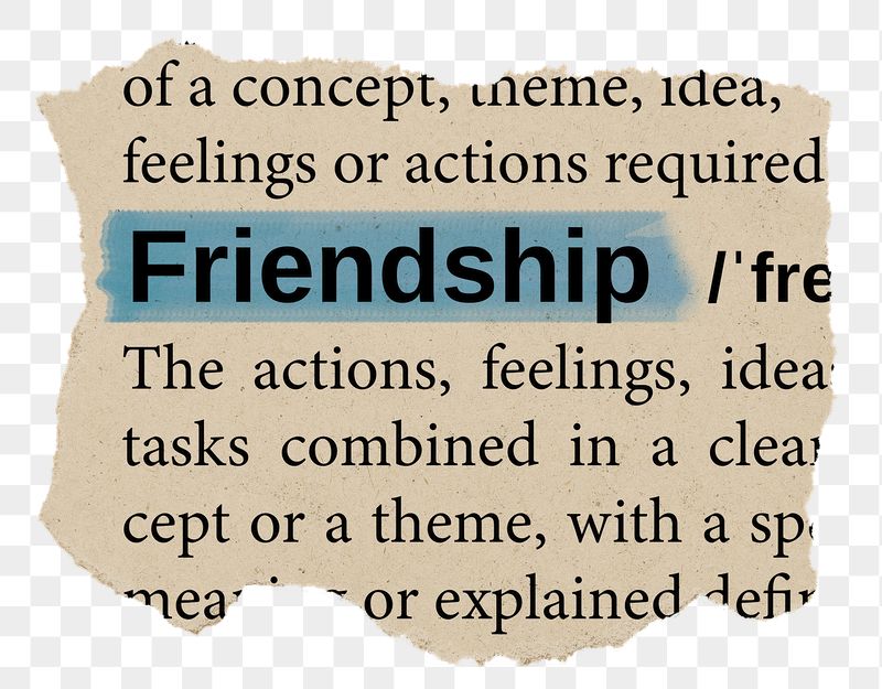 Friendship png word sticker, torn | Free PNG - rawpixel