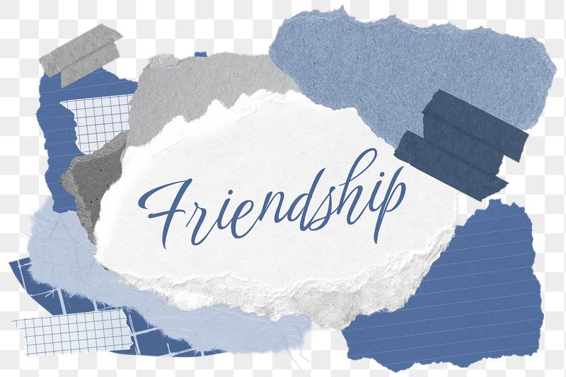Friendship png word sticker typography, | Free PNG - rawpixel