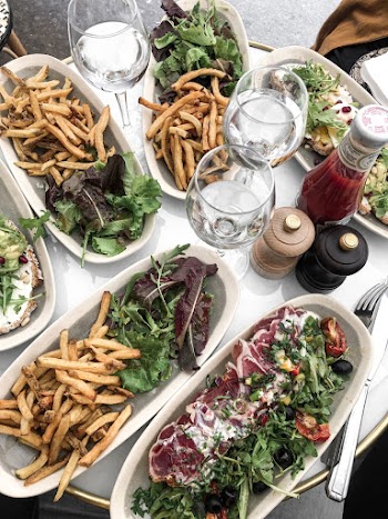 Fries and Vegetable Dish