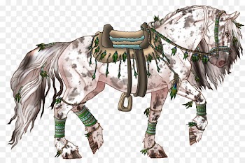 Friesian horse Saddle Bridle Horse Tack Chicken - friesian streamer 